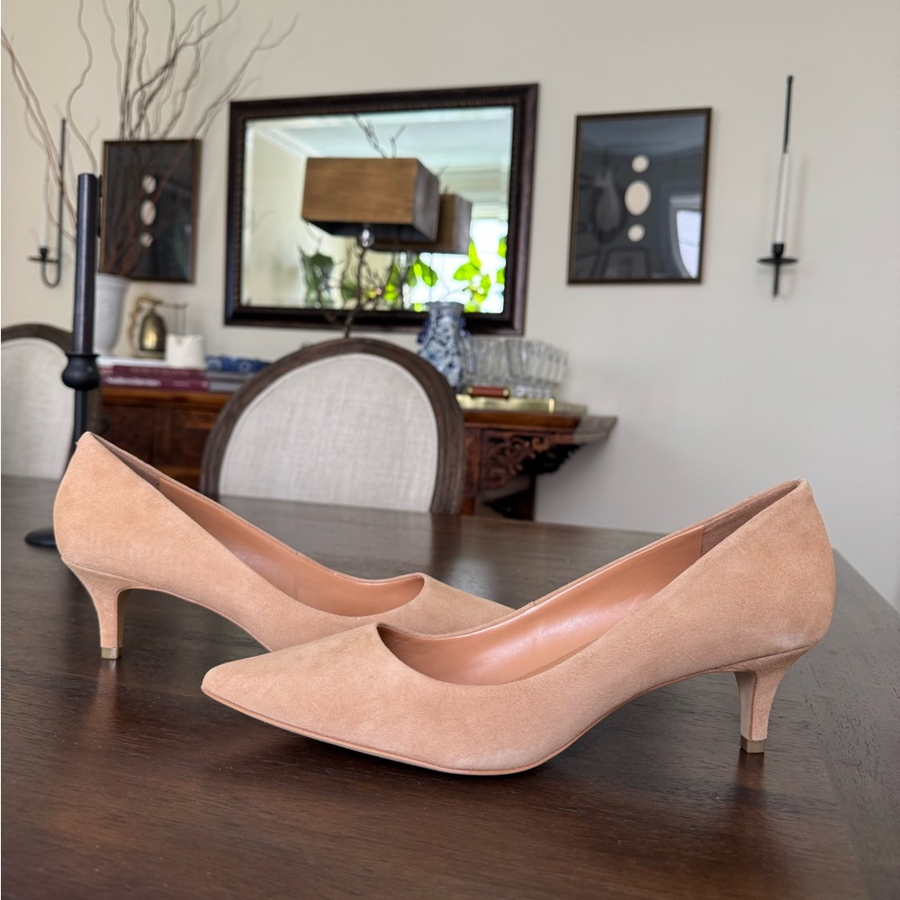 J. Crew Factory Suede Esme Heels
